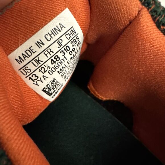 adidas UltraBoost 4.0 Mens 13 Running Shoes EE3702 UM Miami Hurricanes Color Way - Picture 6 of 10